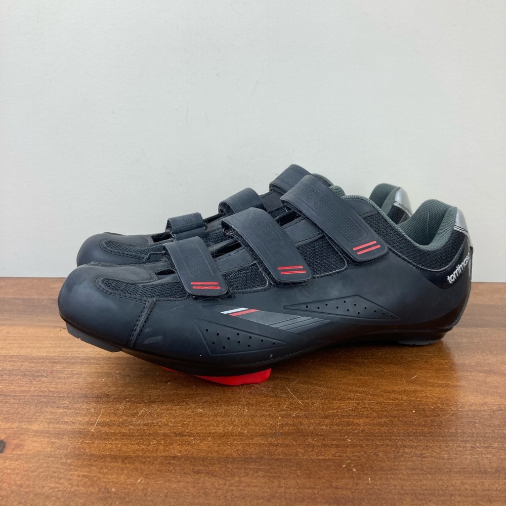 Tommaso Strada 100.2 Men's Mountain Bike MTB Shoes Size 45 US 11.5 Black 3 Strap